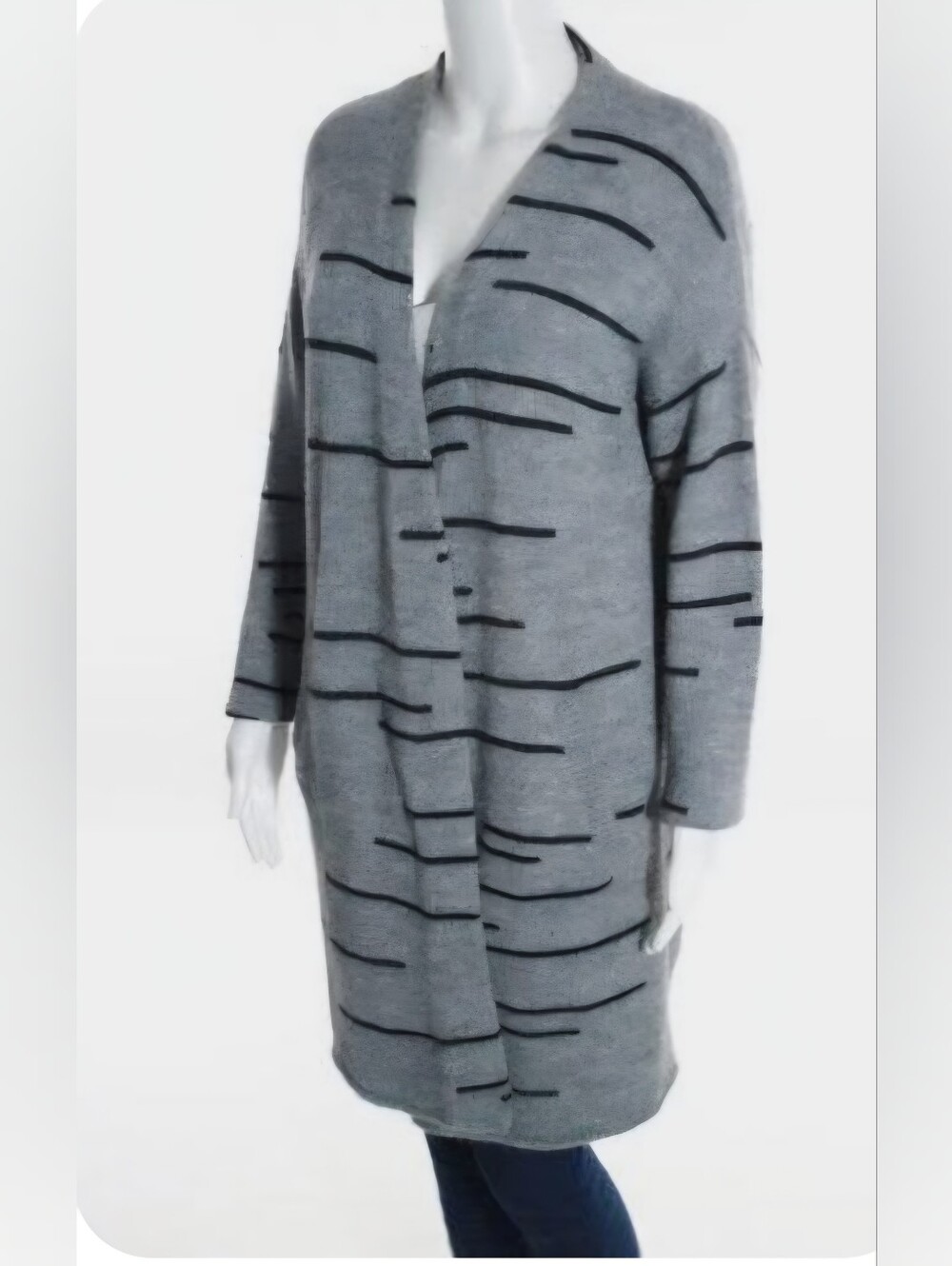360 Sweater Cardigan Merino Alpaca Blend L